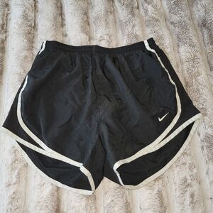 Nike Women's Black and White Running Shorts